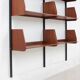 Mid century teak wall shelving unit 1950s
