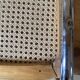 Chaise – Made in Italy – acier Chaise stchromé & cannage