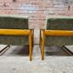 Pair of Scandinavian design armchairs teak 1960