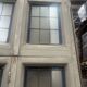 Art Deco stained glass transom window, circa 1900, 20th century