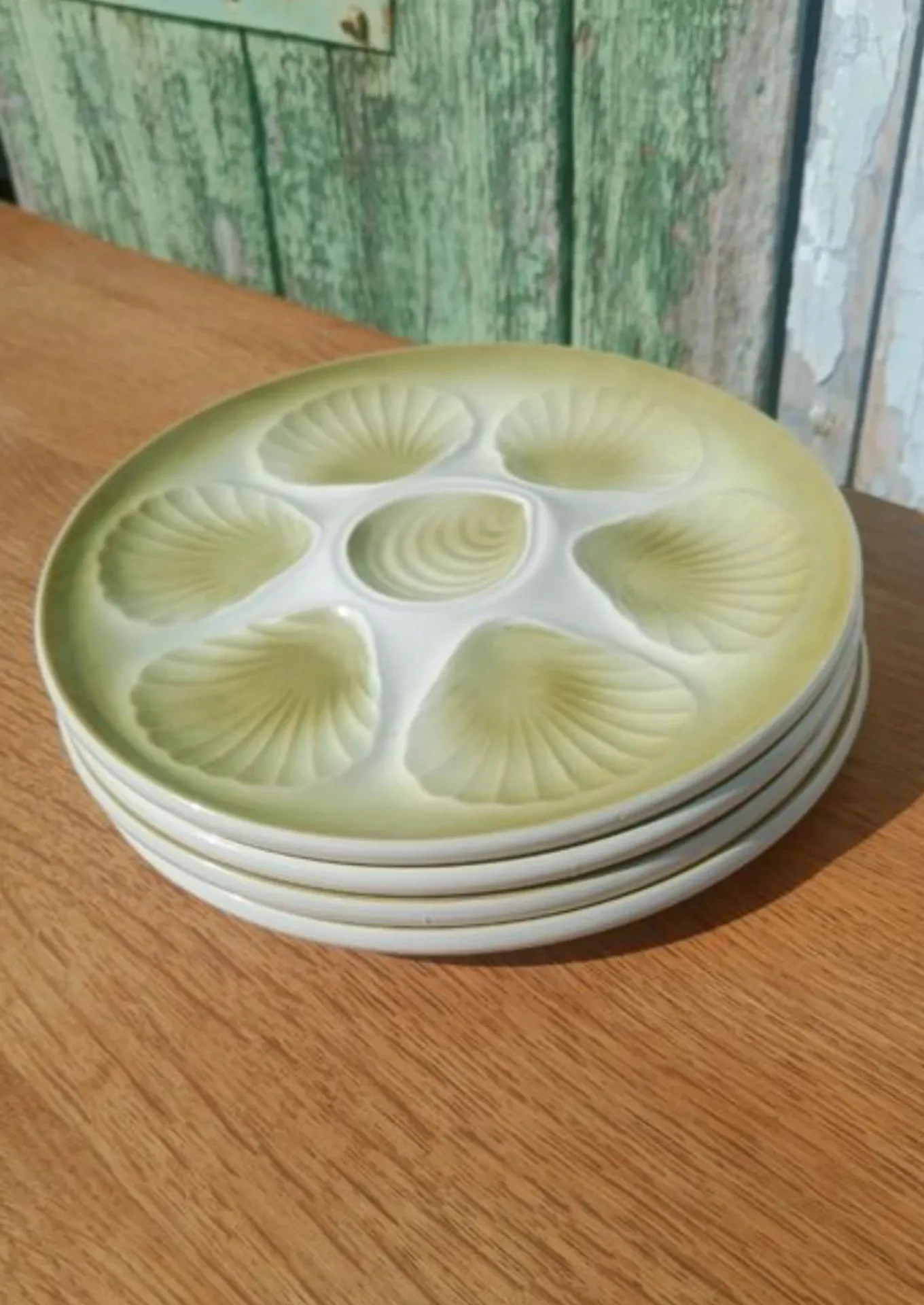 seafood plates in earthenware – Moulin des Loups Orchies