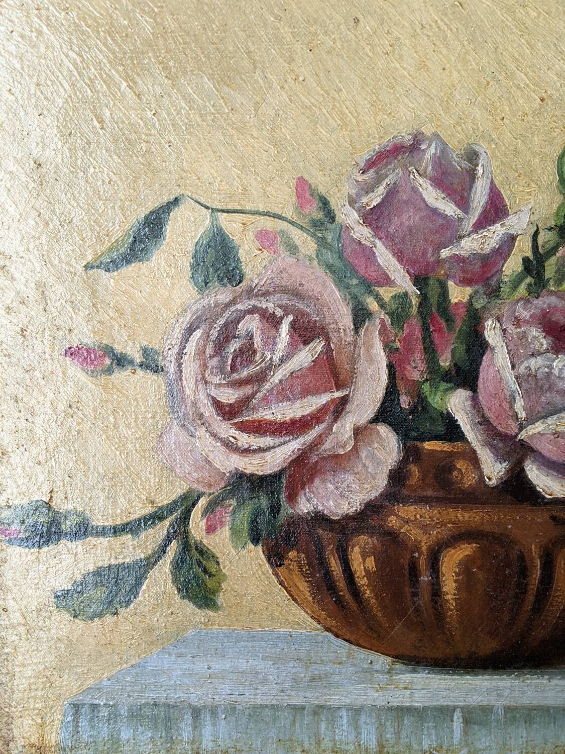 Acrylic on canvas decoration country bohemian still life