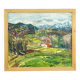 Oil painting by Alexander Michael – Landscape near Dietramszell, 1974