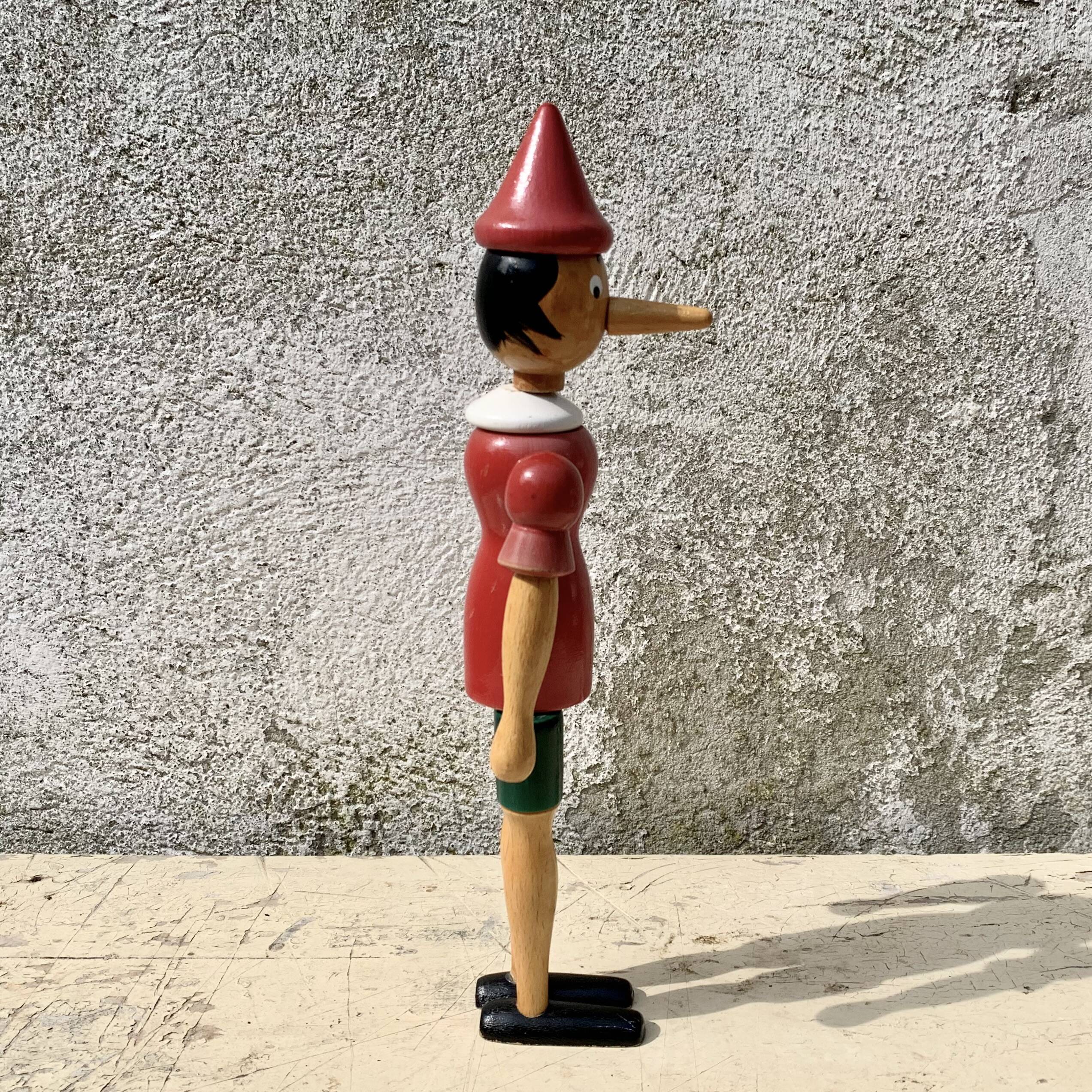 Articulated wooden Pinocchio - 31 cm