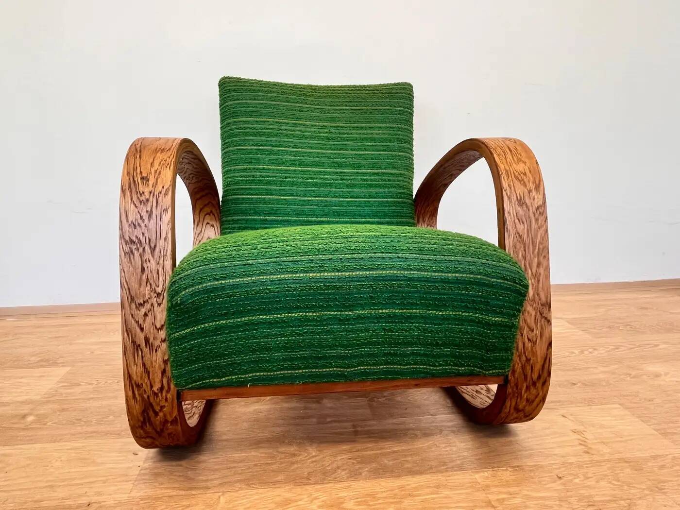 1940s Rare Miroslav Navratil armchair in Alvar Aalto style - Czechoslovakia