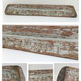 Patinated solid oak body separator from an old Parisian hardware store