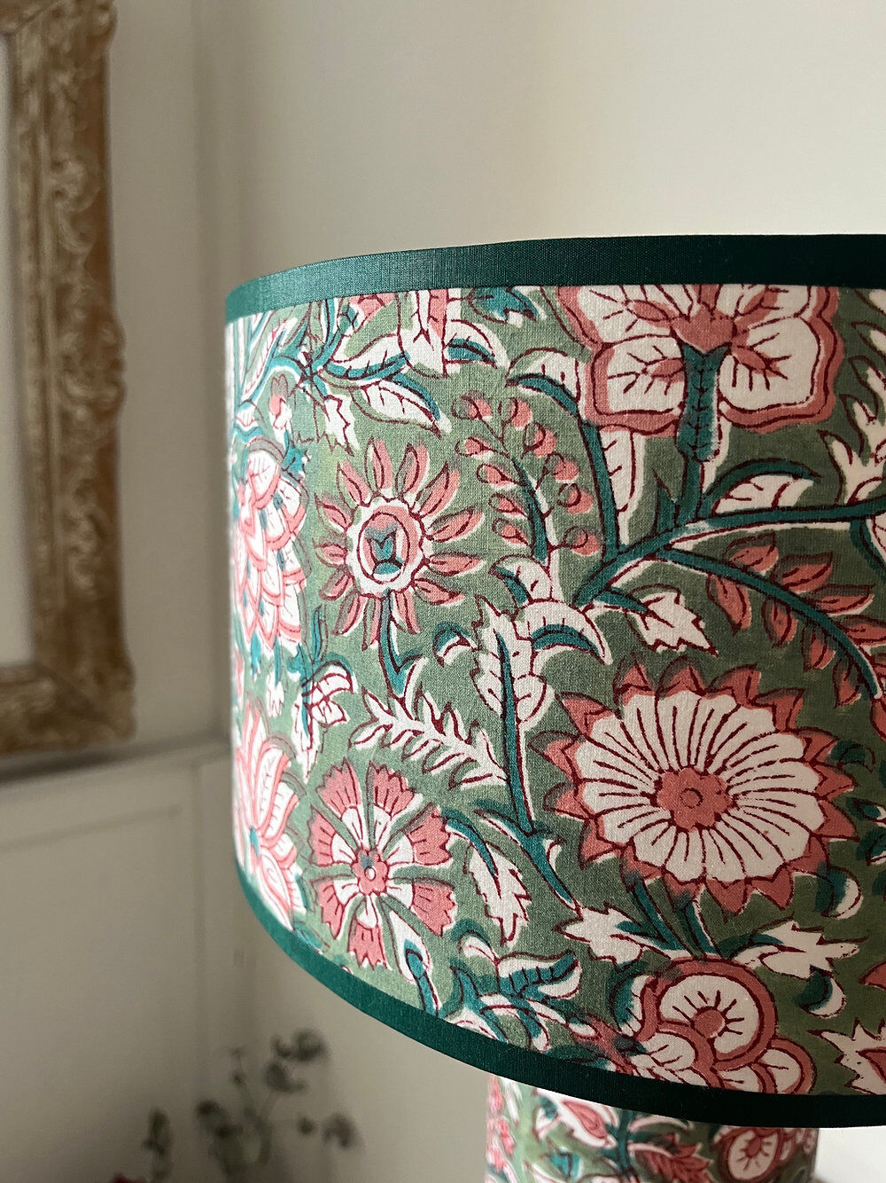 Lamp block print India