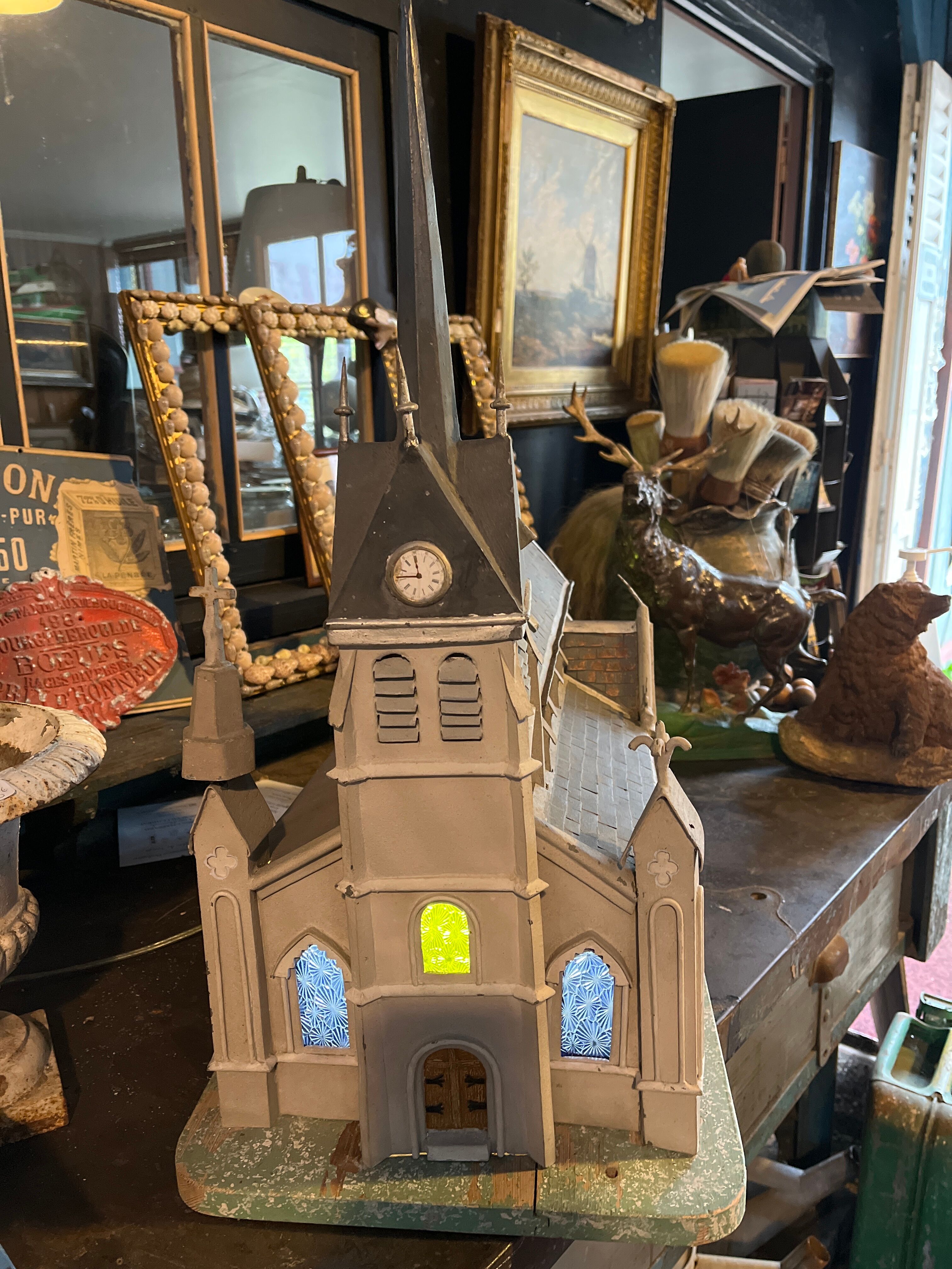 Zinc church ancient handicrafts