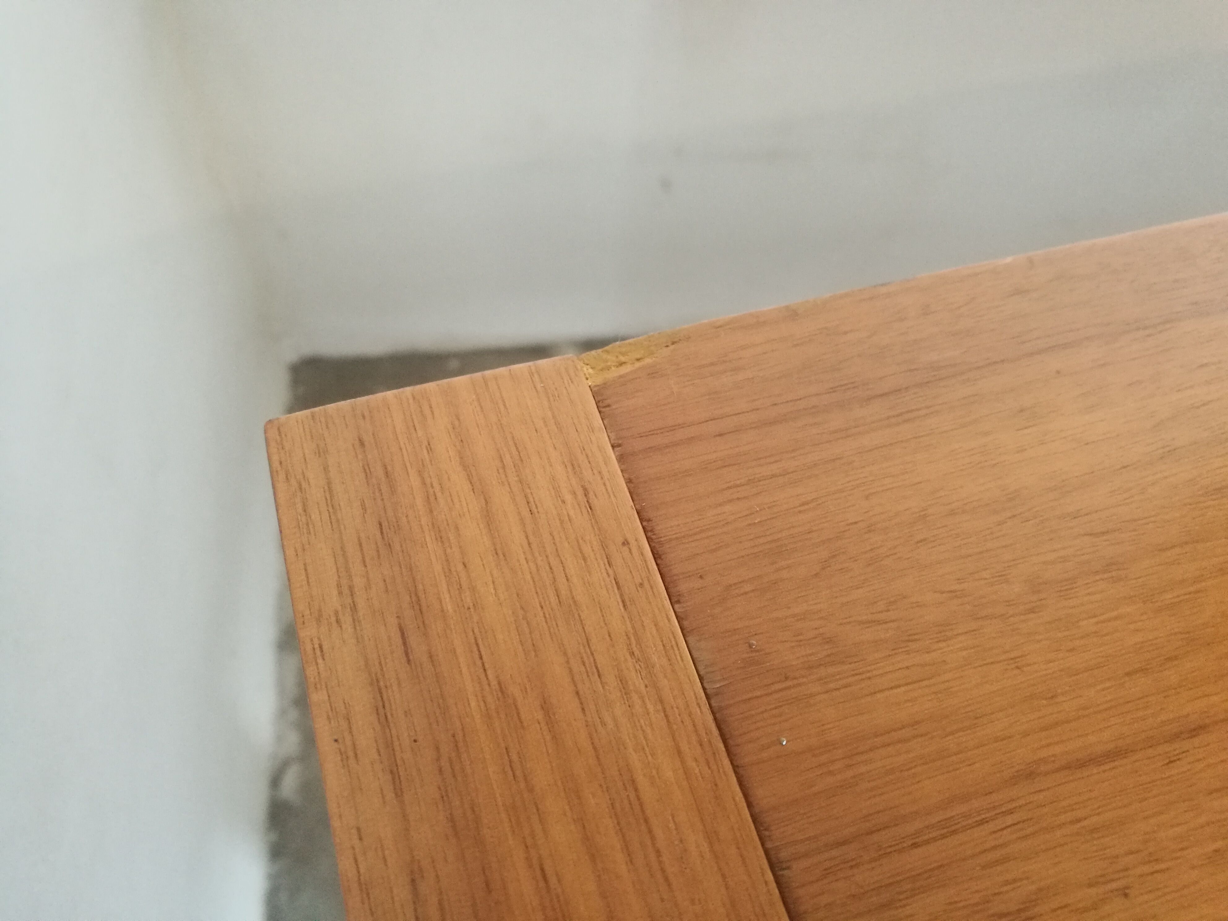 Large vintage row in blond wood