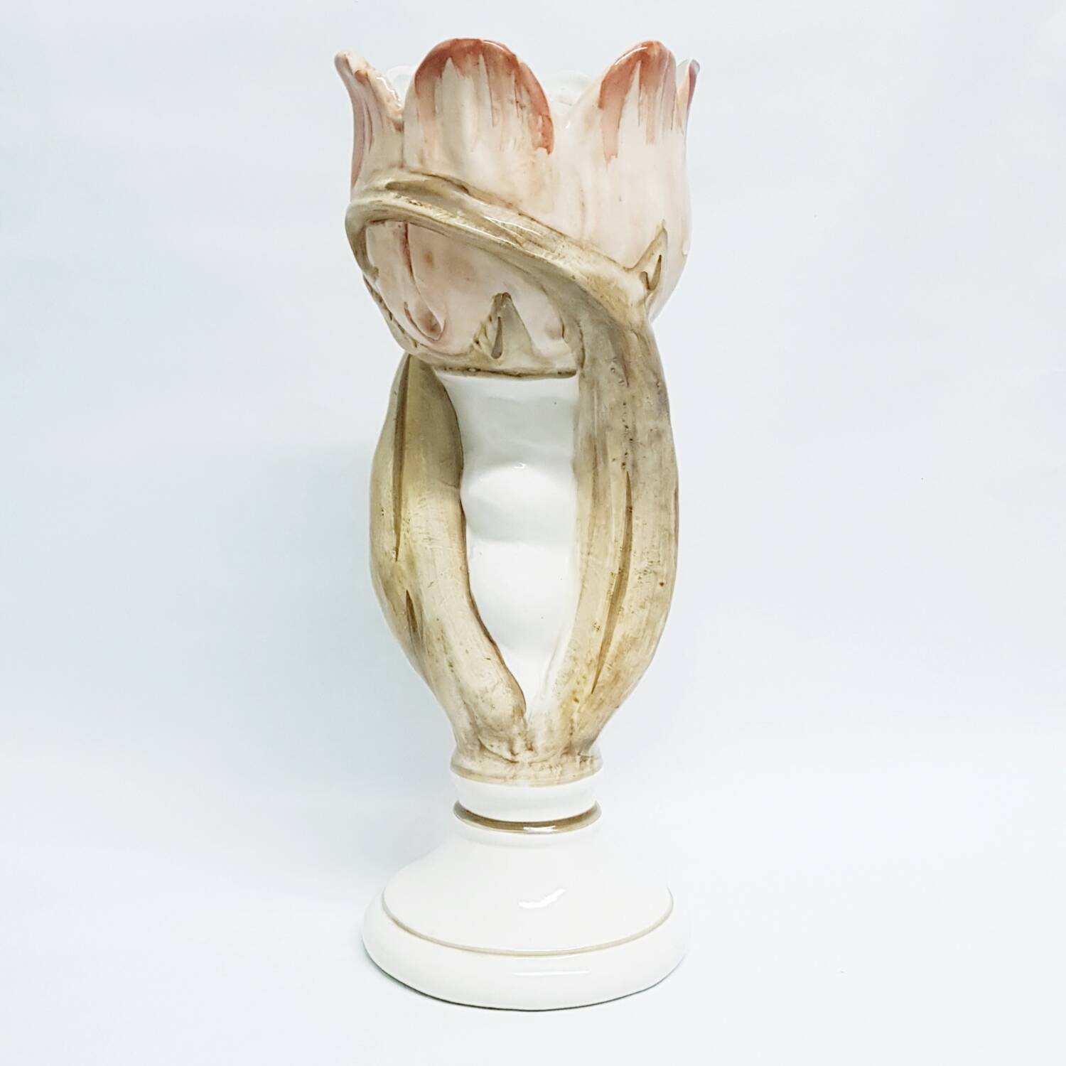 Grand vase à fleurs Capodimonte