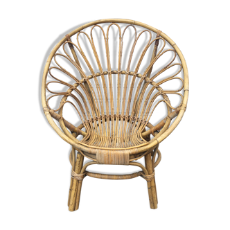 Peacock rattan chair