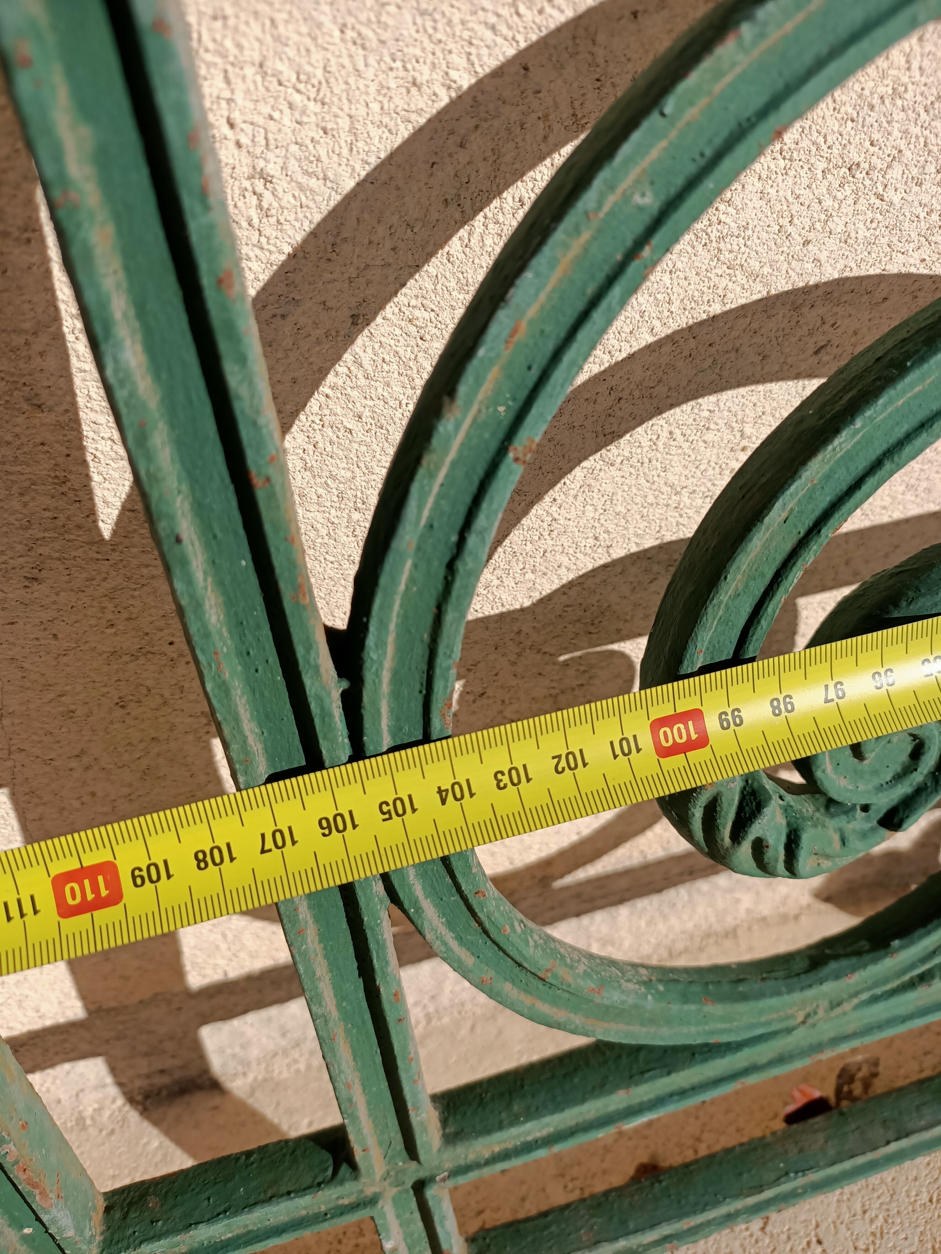 Double-sided cast iron railing 45x141