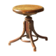 Thonet 1890 piano stool, canna