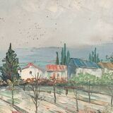 Cherry blossom painting