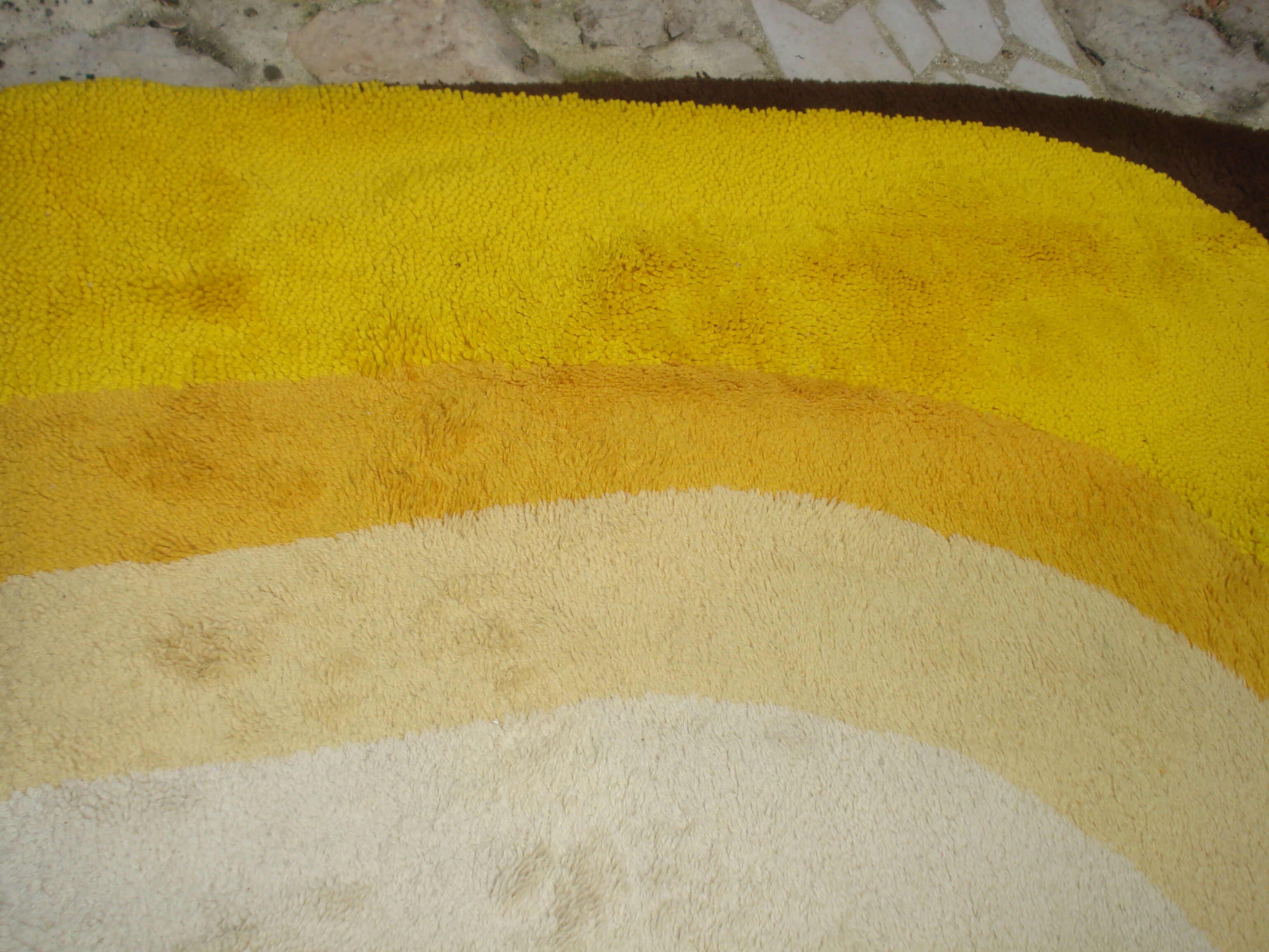 Holland rug 1970 space age pop modernist vintage 200 cm x 300 cm