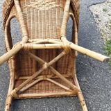 Rattan armchair