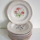 10 deep plates pierre motton for gien circa 1930