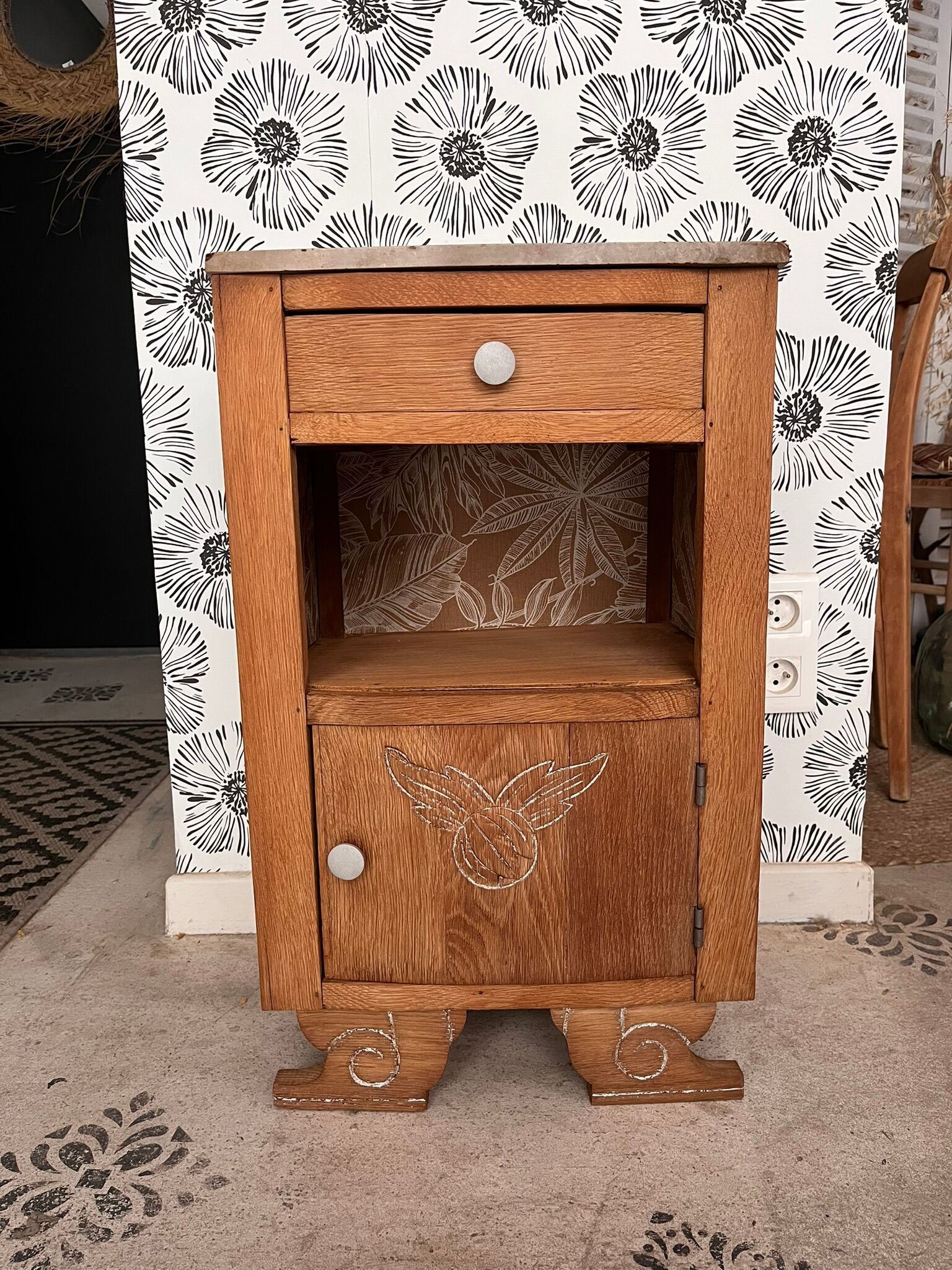 Art Deco bedside table