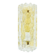 Mid Century Scandinavian Glass & Brass Wall Light by Carl Fagerlund, 1960s