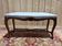 Banquette de piano Style Régence-Louis XV – Noyer massif sculpté