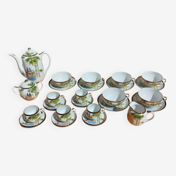 Service à thé et café porcelaine fine chinoise