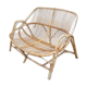 Old rattan bench
