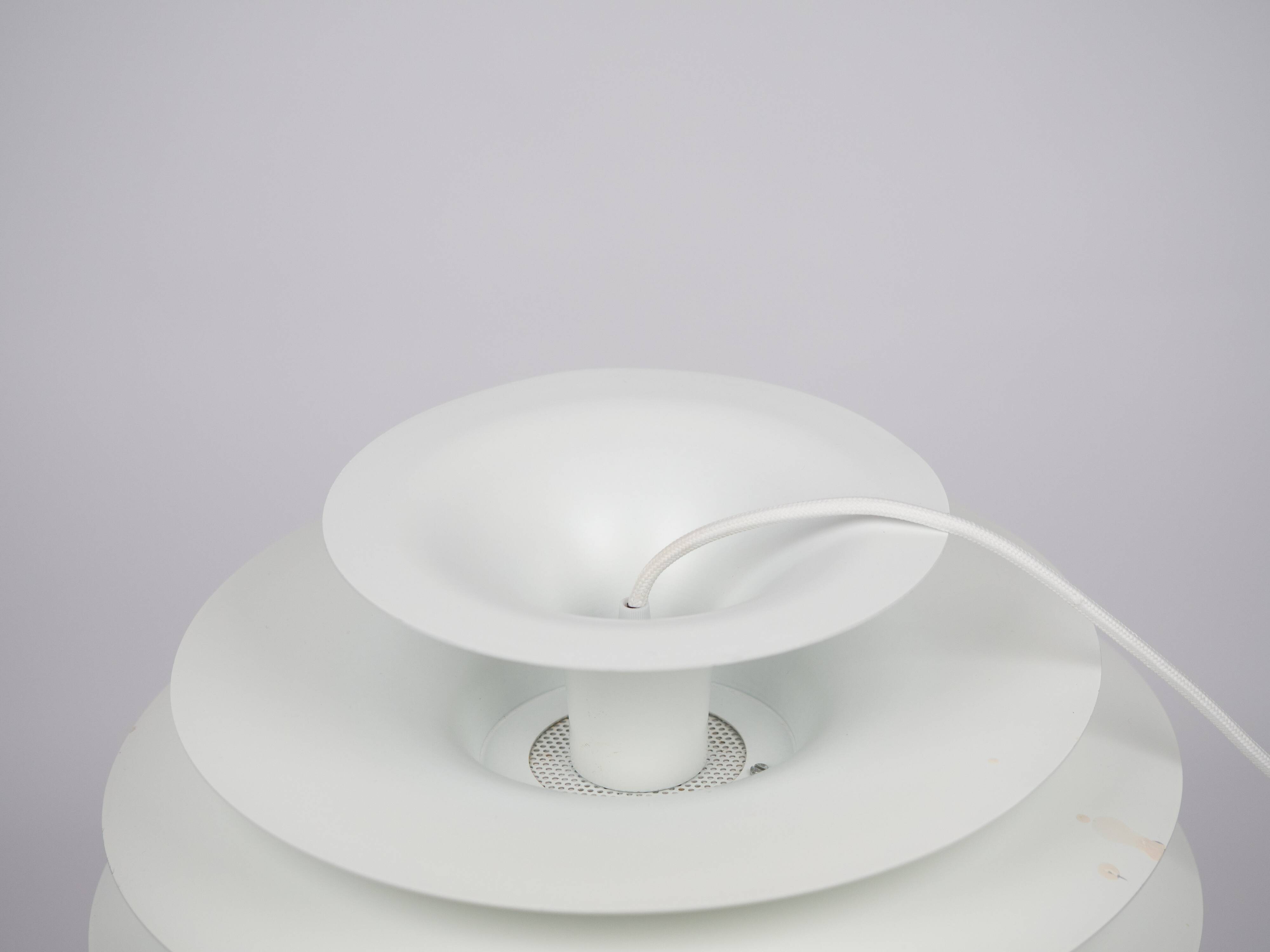 Danish vintage pendant lamp Barcelona by Bent Karlby, Lyfa, 1960s