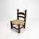 Antique side chair, 1700s