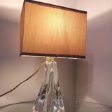 Glass lamp foot