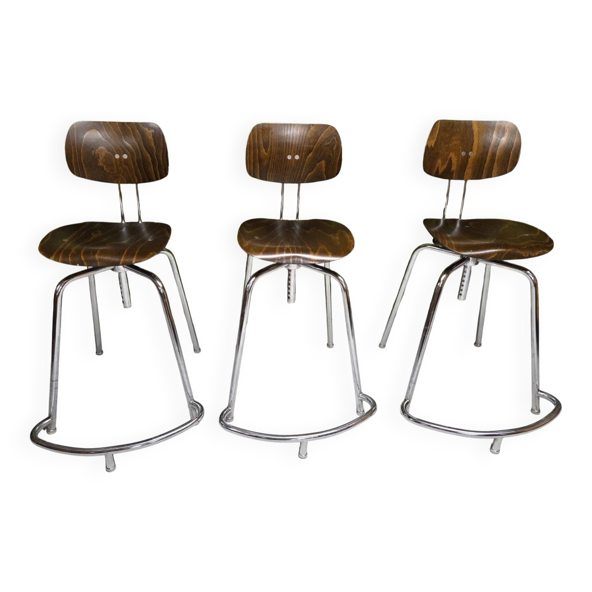 Lot 3 chaises Egon Eiermann Orchestra W+S vintage