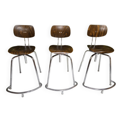Lot 3 chaises Egon Eiermann Orchestra W+S vintage