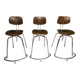 Lot 3 chaises Egon Eiermann Orchestra W+S vintage