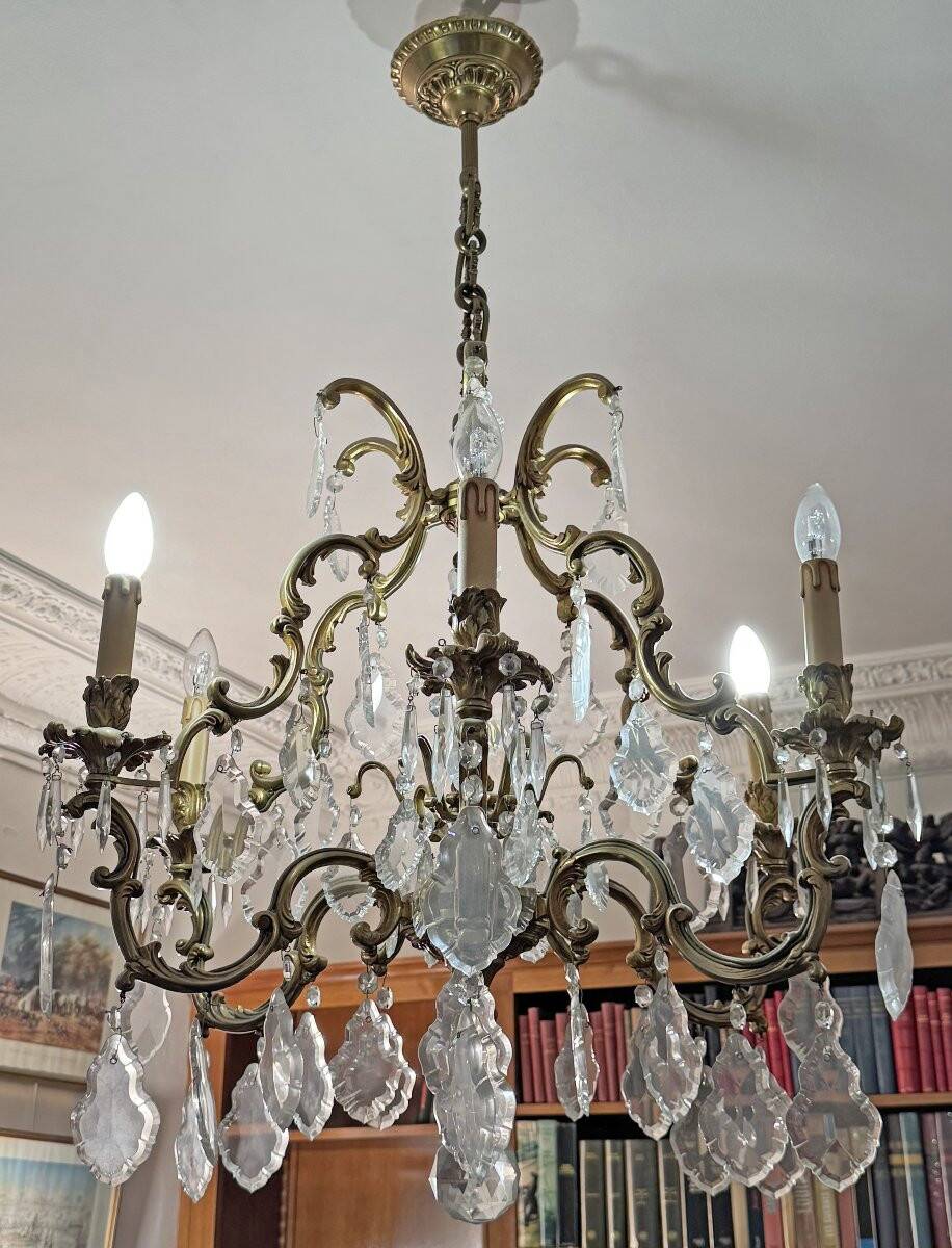 Lustre cage de style Louis XV | Selency
