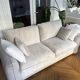 Beige velvet convertible sofa bed sia coco