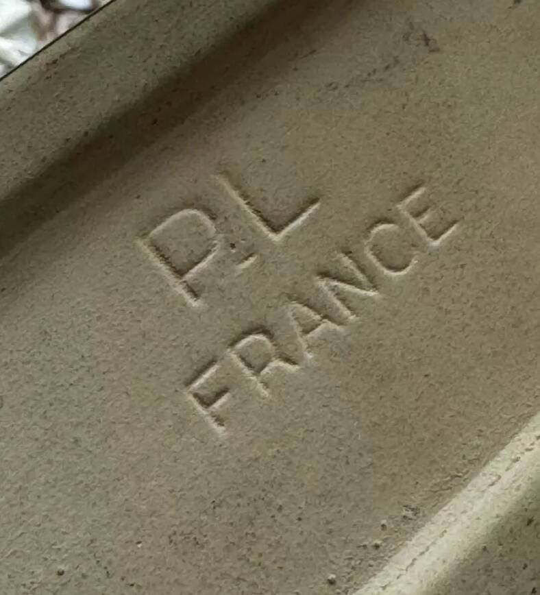 Green and gold Art Deco ceramic horse