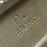 Green and gold Art Deco ceramic horse