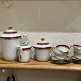 Limoges porcelain coffee service for 6 people