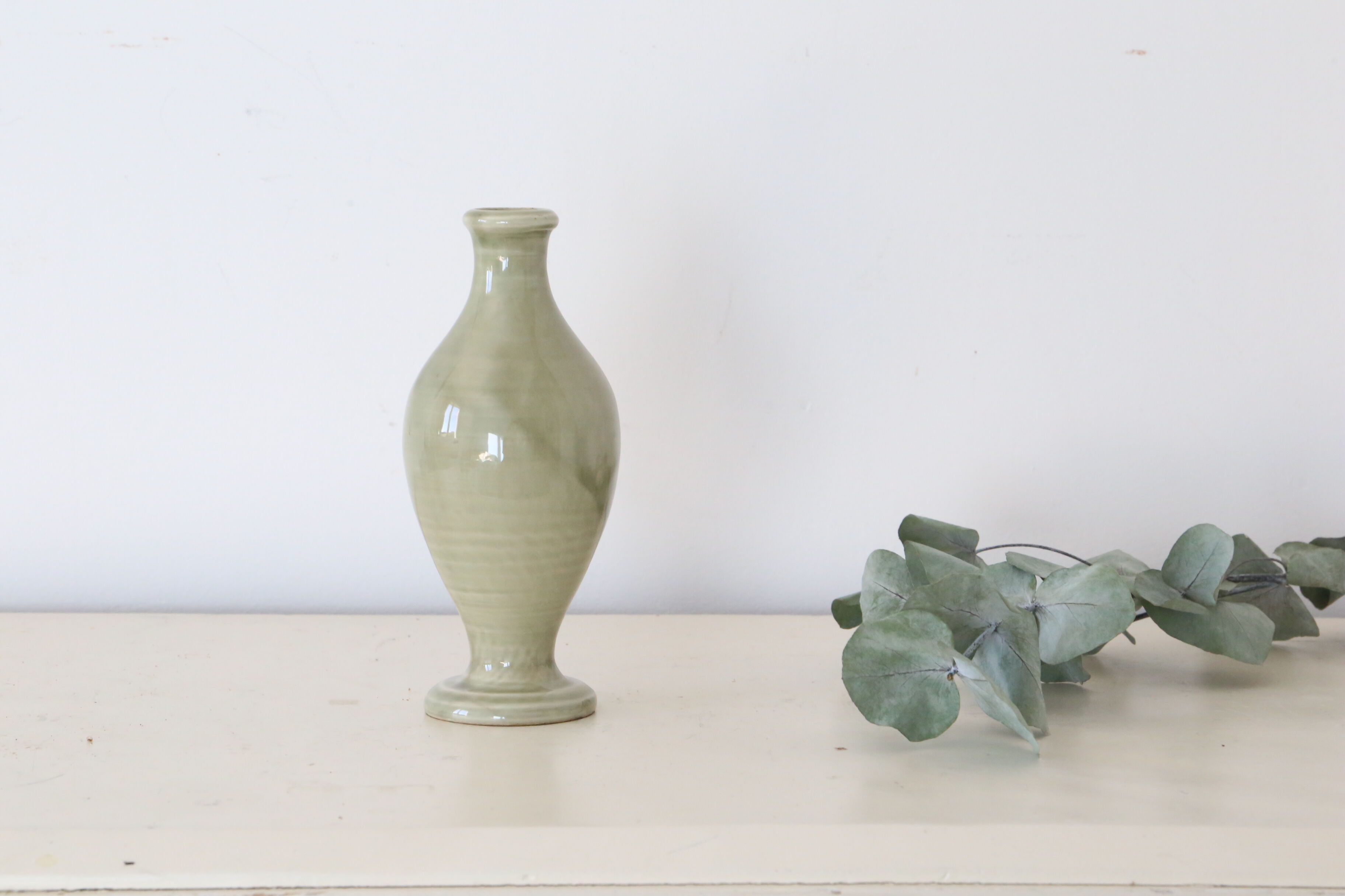 Selernes glazed ceramic soliflore / vase