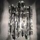Modern ice glass wall lamp by J.T. Kalmar  for Franken KG