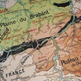 Old Vidal Lablache map: Belgium.
