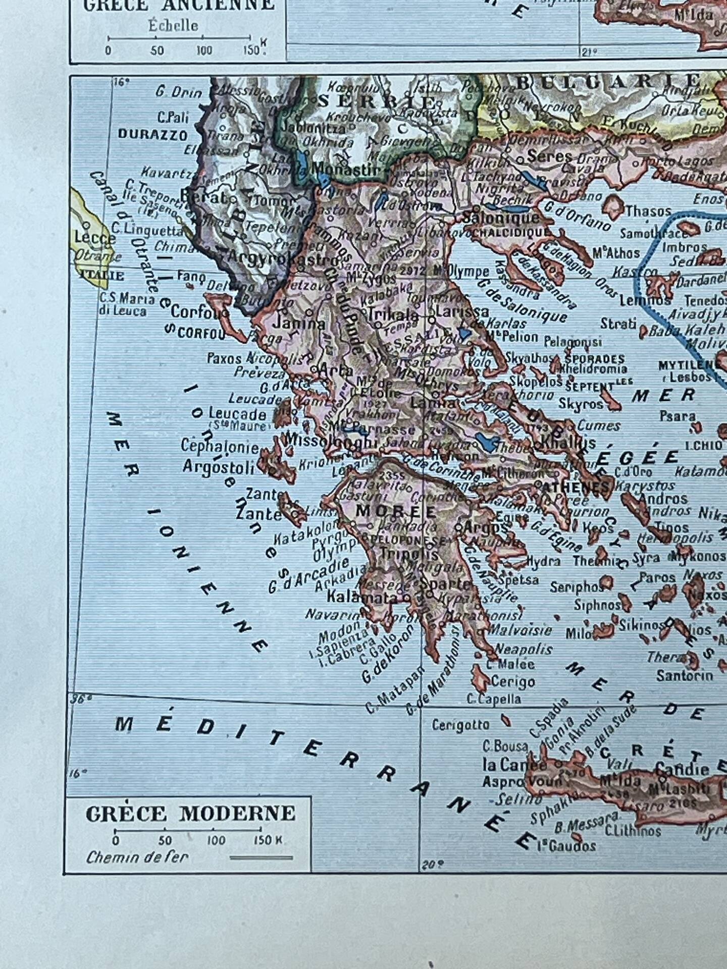 Map of Greece - 20x29cm