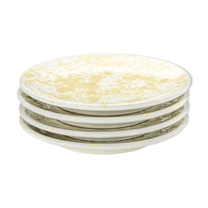 lot de 4 assiettes céramique