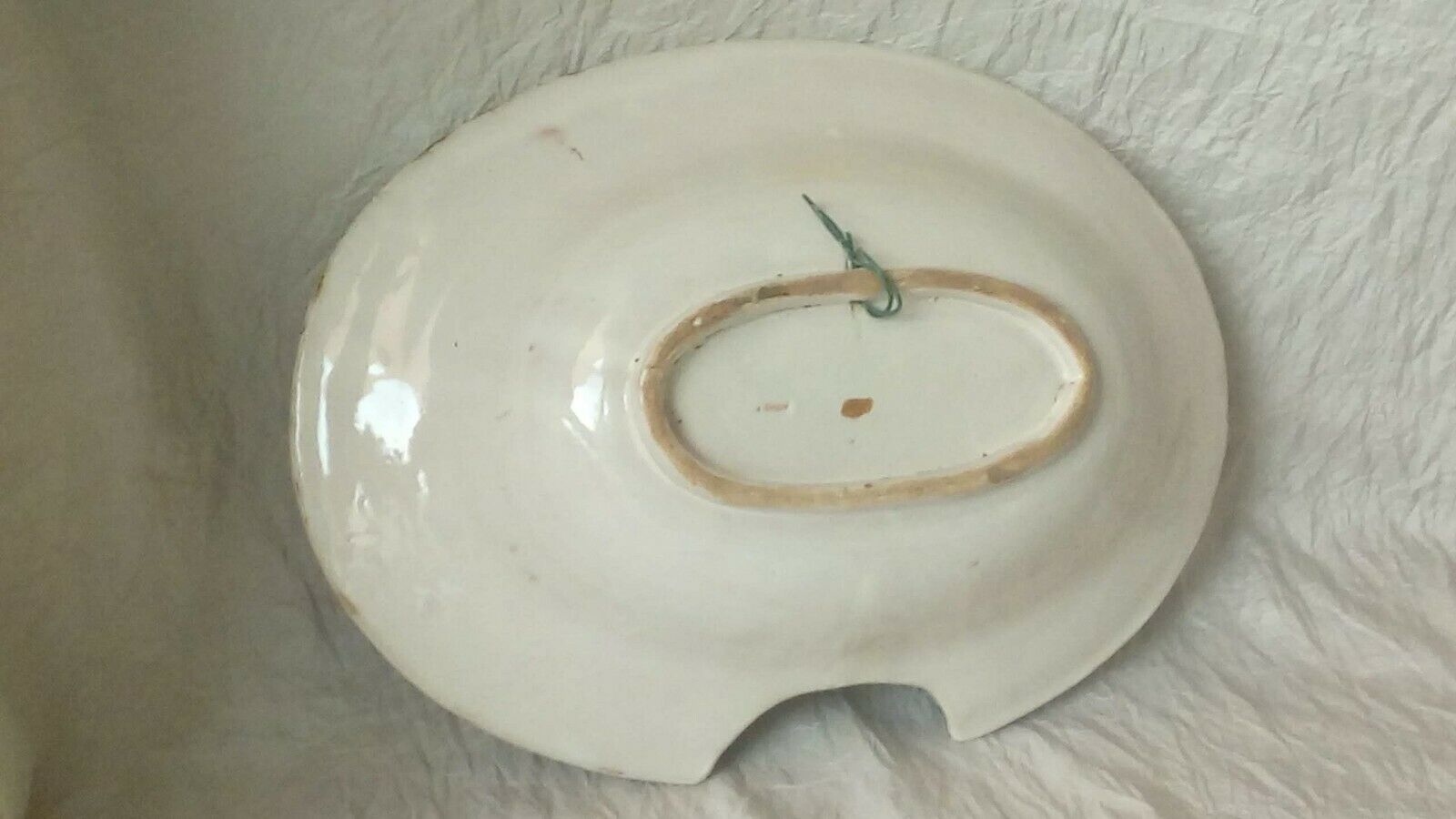 BEARD DISH BARBER IN FAIENCE NEVERS OR LA ROCHELLE 20 EME