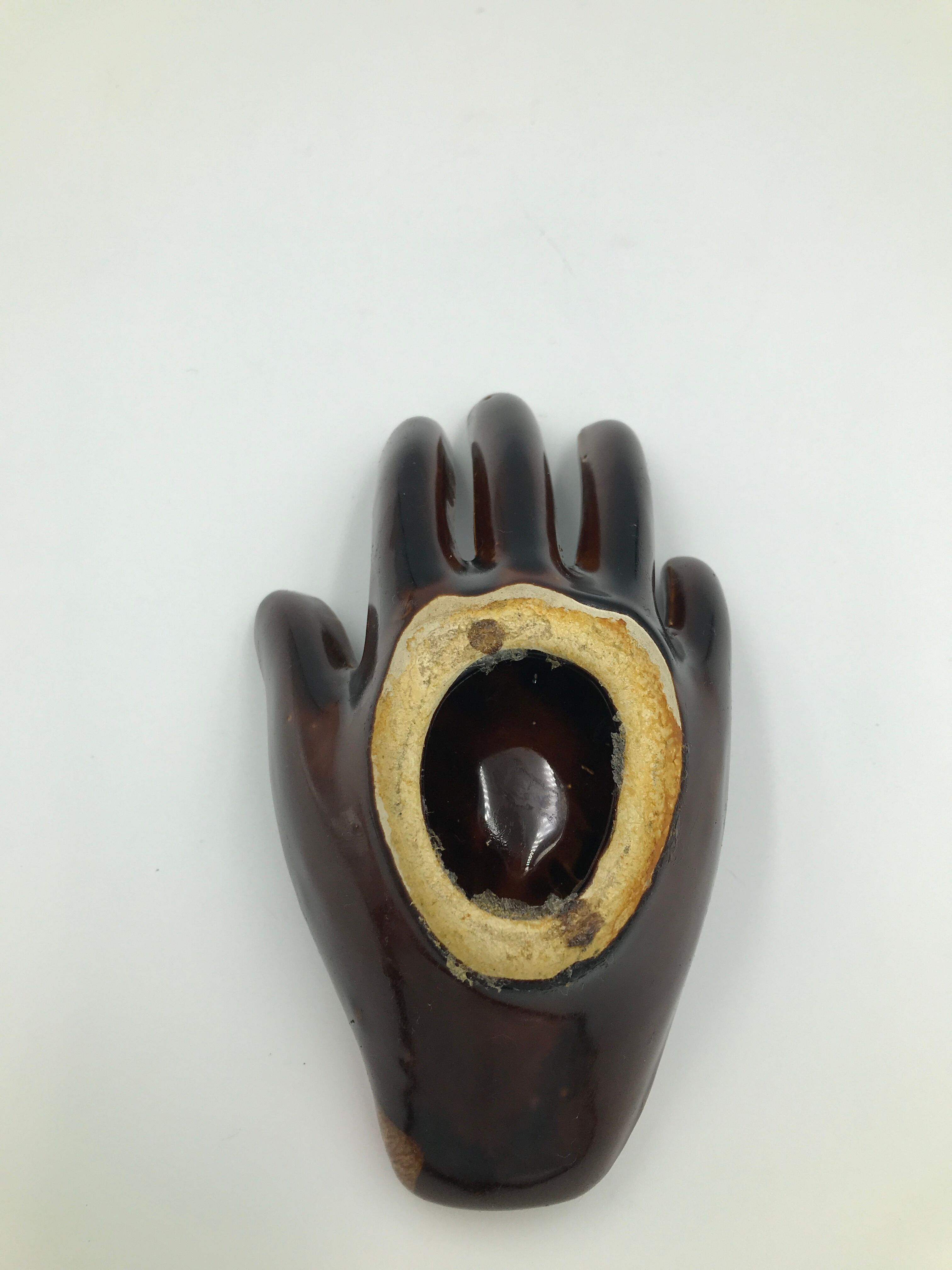 Empty pocket shaped hand style vintage