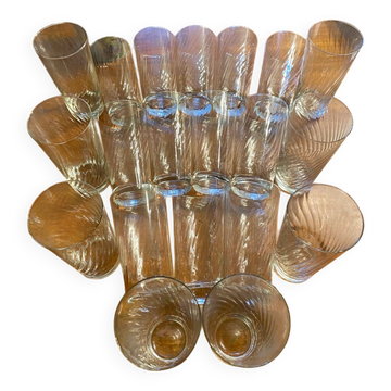 Set of lemonade glasses