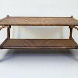 Rattan coffee table