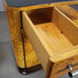 Pair of bedside tables mid-century by Jindřich Halabala, Czechoslovakia, 1950s