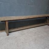 Old brocante bench oak