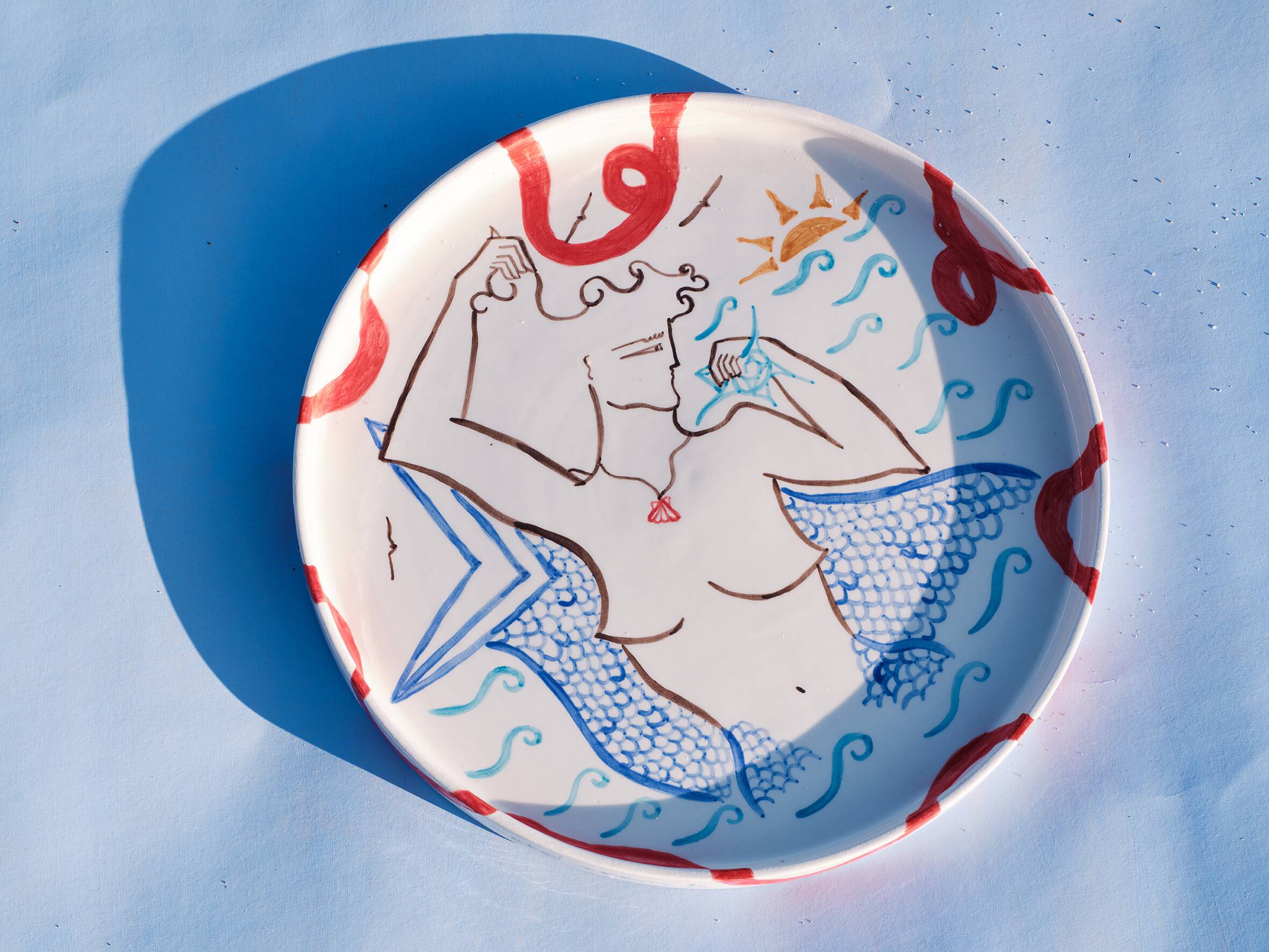 Siren - ceramic platter