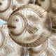 Vintage fish barbotine plates from Sarreguemines
